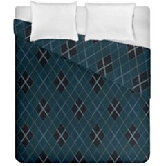 Plaid Pattern Duvet Cover Double Side (california King Size) by Valentinaart