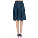 Plaid pattern Flared Midi Skirt View2