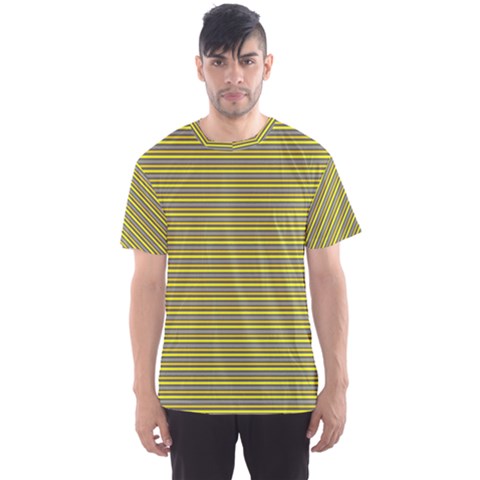 Lines Pattern Men s Sport Mesh Tee by Valentinaart