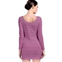 Lines pattern Long Sleeve Bodycon Dress View2