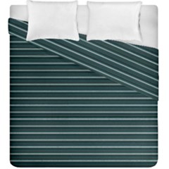 Lines Pattern Duvet Cover Double Side (king Size) by Valentinaart