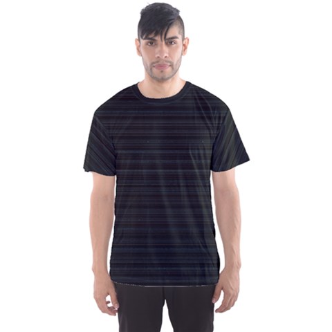 Lines Pattern Men s Sport Mesh Tee by Valentinaart