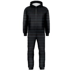 Lines Pattern Hooded Jumpsuit (men) 