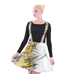 Fire Suspender Skater Skirt