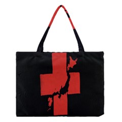 Sign Health Red Black Medium Tote Bag by Mariart