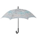 Sign Flower Floral Transparent Hook Handle Umbrellas (Small) View3