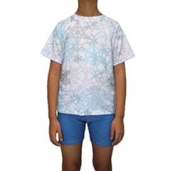 Sign Flower Floral Transparent Kids  Short Sleeve Swimwear by Mariart