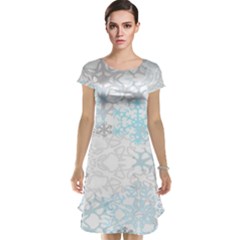 Sign Flower Floral Transparent Cap Sleeve Nightdress by Mariart