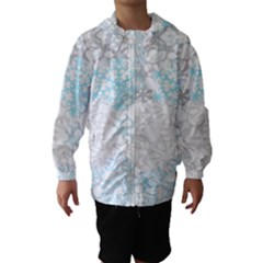 Sign Flower Floral Transparent Hooded Wind Breaker (kids) by Mariart