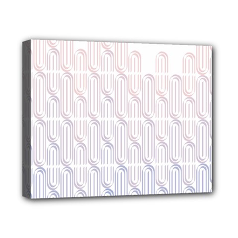 Seamless Horizontal Modern Stylish Repeating Geometric Shapes Rose Quartz Canvas 10  X 8  by Mariart