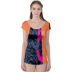 Recursive Reality Number Boyleg Leotard  by Mariart