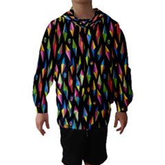 Skulls Bone Face Mask Triangle Rainbow Color Hooded Wind Breaker (kids) by Mariart