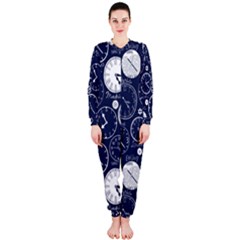 World Clocks Onepiece Jumpsuit (ladies)  by Mariart