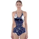 World Clocks Cut-Out One Piece Swimsuit View1