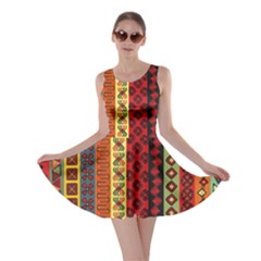 Tribal Grace Colorful Skater Dress by Mariart