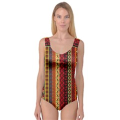 Tribal Grace Colorful Princess Tank Leotard  by Mariart