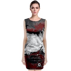 Abstraction Classic Sleeveless Midi Dress by Valentinaart