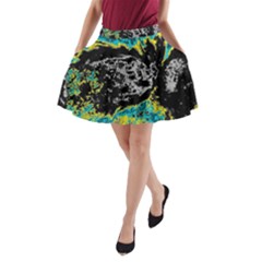 Abstraction A-line Pocket Skirt by Valentinaart