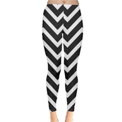 Zigzag Pattern Leggings  by Valentinaart