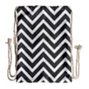 Zigzag pattern Drawstring Bag (Large) View1