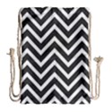 Zigzag pattern Drawstring Bag (Large) View2