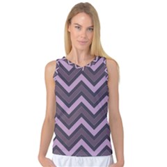 Zigzag Pattern Women s Basketball Tank Top by Valentinaart