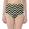 Zigzag pattern High-Waist Bikini Bottoms View1