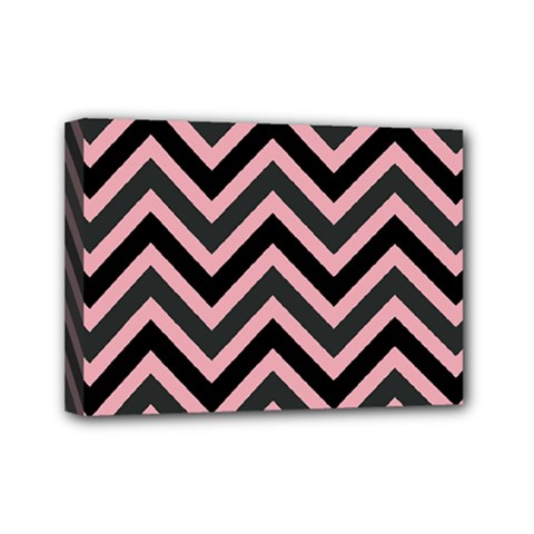 Zigzag Pattern Mini Canvas 7  X 5  by Valentinaart