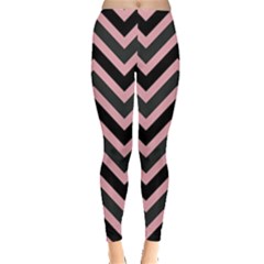 Zigzag Pattern Leggings  by Valentinaart