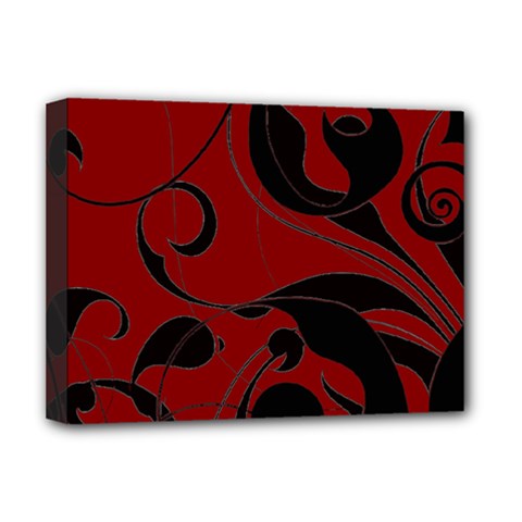 Floral Pattern Deluxe Canvas 16  X 12   by Valentinaart