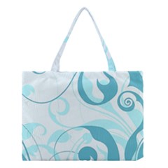 Floral Pattern Medium Tote Bag by Valentinaart