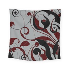 Floral Pattern Square Tapestry (small) by Valentinaart