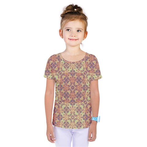 Vintage Ornate Baroque Kids  One Piece Tee by dflcprintsclothing