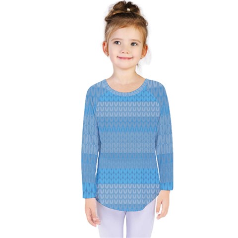 Pattern Kids  Long Sleeve Tee by Valentinaart