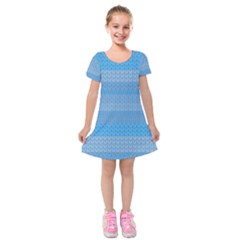 Pattern Kids  Short Sleeve Velvet Dress by Valentinaart