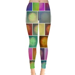 Multicolored Suns Leggings  by linceazul