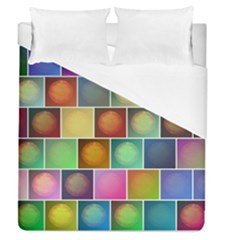 Multicolored Suns Duvet Cover (queen Size) by linceazul