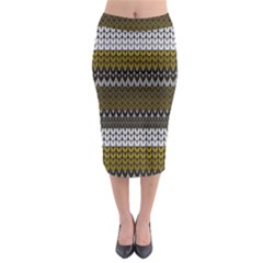 Pattern Midi Pencil Skirt by Valentinaart