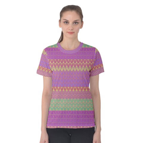 Pattern Women s Cotton Tee by Valentinaart