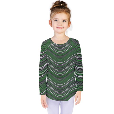 Abstraction Kids  Long Sleeve Tee by Valentinaart