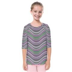 Abstraction Kids  Quarter Sleeve Raglan Tee