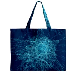 Shattered Glass Zipper Mini Tote Bag by linceazul