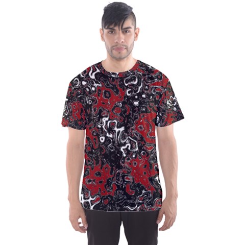 Abstraction Men s Sport Mesh Tee by Valentinaart