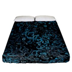 Abstraction Fitted Sheet (queen Size) by Valentinaart