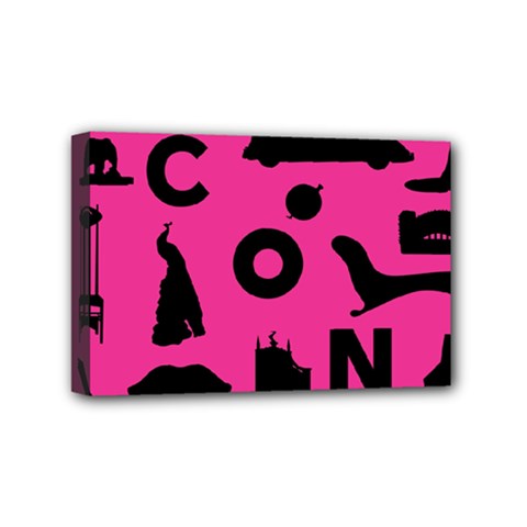 Car Plan Pinkcover Outside Mini Canvas 6  X 4  by Mariart