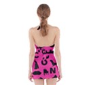 Car Plan Pinkcover Outside Halter Swimsuit Dress View2