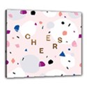 Cheers Polkadot Circle Color Rainbow Canvas 24  x 20  View1