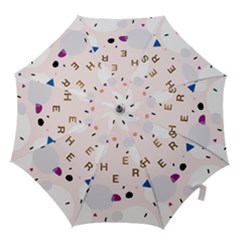 Cheers Polkadot Circle Color Rainbow Hook Handle Umbrellas (small) by Mariart