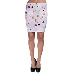 Cheers Polkadot Circle Color Rainbow Bodycon Skirt by Mariart