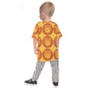 Cute Lion Face Orange Yellow Animals Kids  Raglan Tee View2